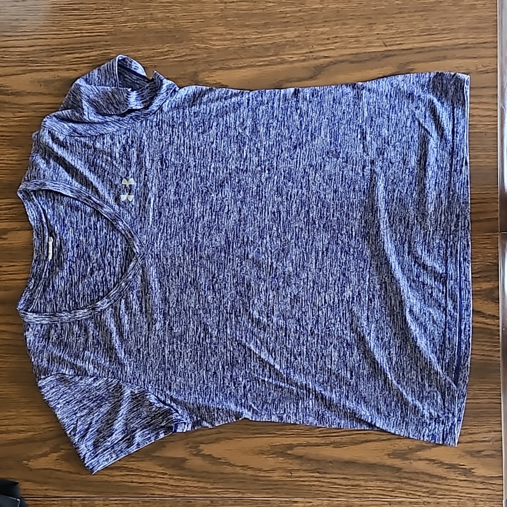 Blue Under Armour V-neck T-shirt